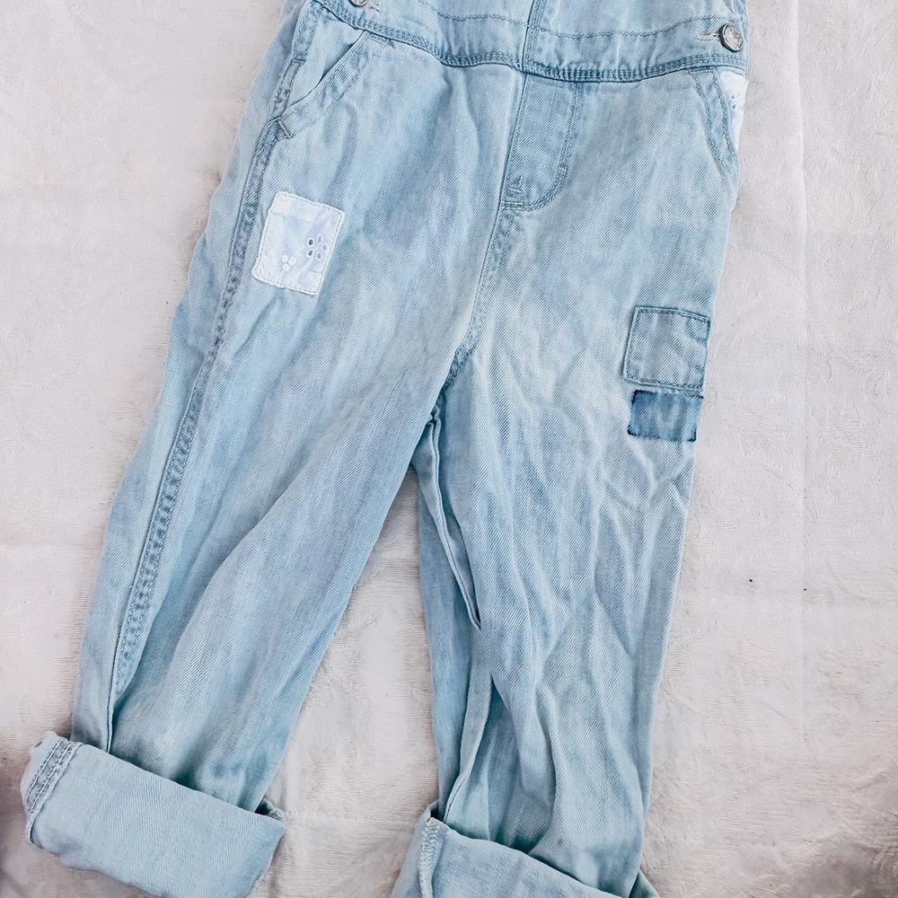 Toddler Oshkosh Overalls with Lace detail